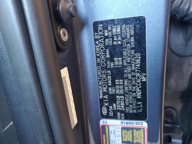 2015 KIA SPORTAGE E KNDPCCAC3F7749620