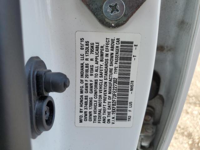 2015 HONDA CIVIC SE 19XFB2F73FE227302