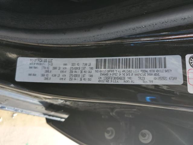 2019 RAM 1500 BIG H #3301834336