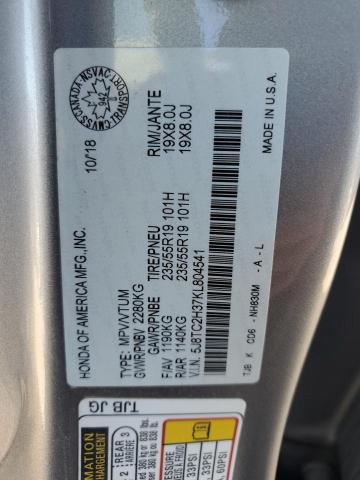 2019 ACURA RDX 5J8TC2H37KL804541