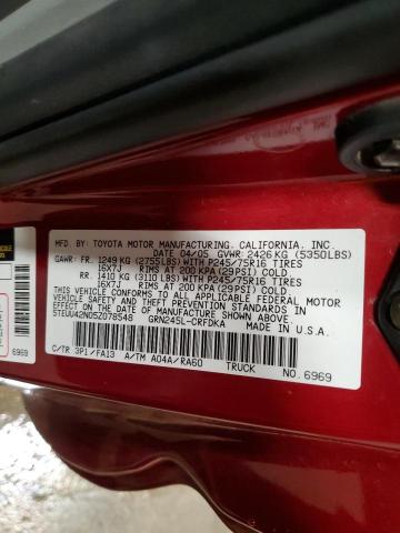 2005 TOYOTA TACOMA ACC #3257372203