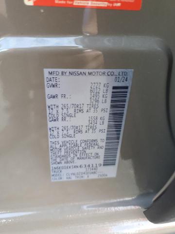 2024 NISSAN FRONTIER S 1N6ED1EK5RN634119