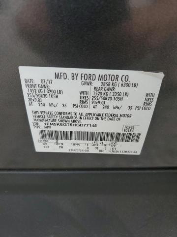 2017 FORD EXPLORER SPORT 1FM5K8GT5HGD77145