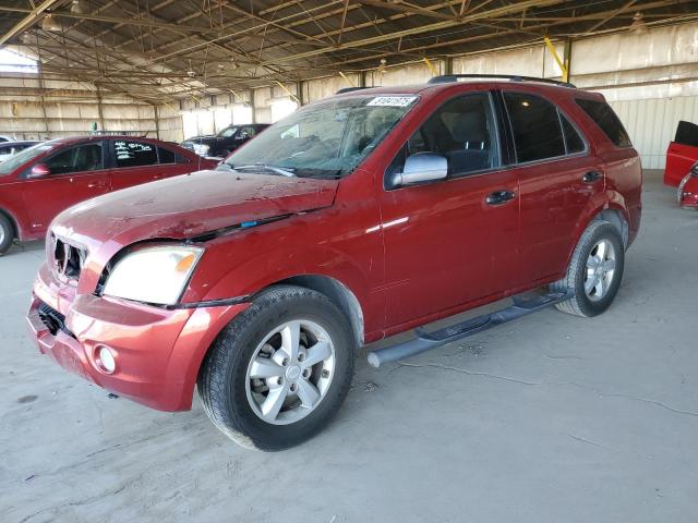 KIA SORENTO EX 2008 red  gas KNDJD735585833266 photo #1