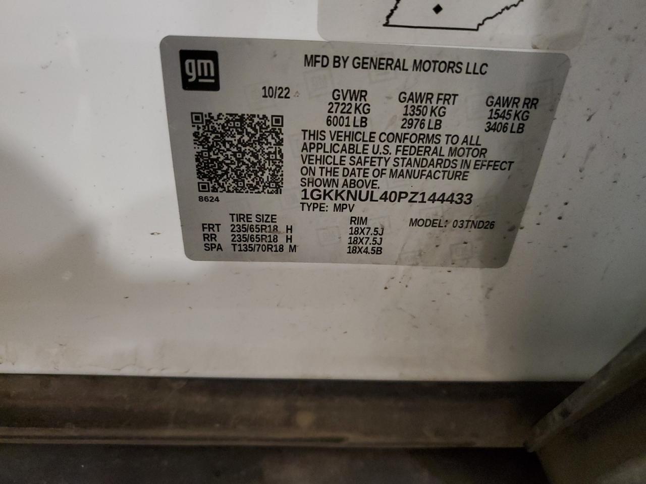 Lot #3311642235 2023 GMC ACADIA SLT