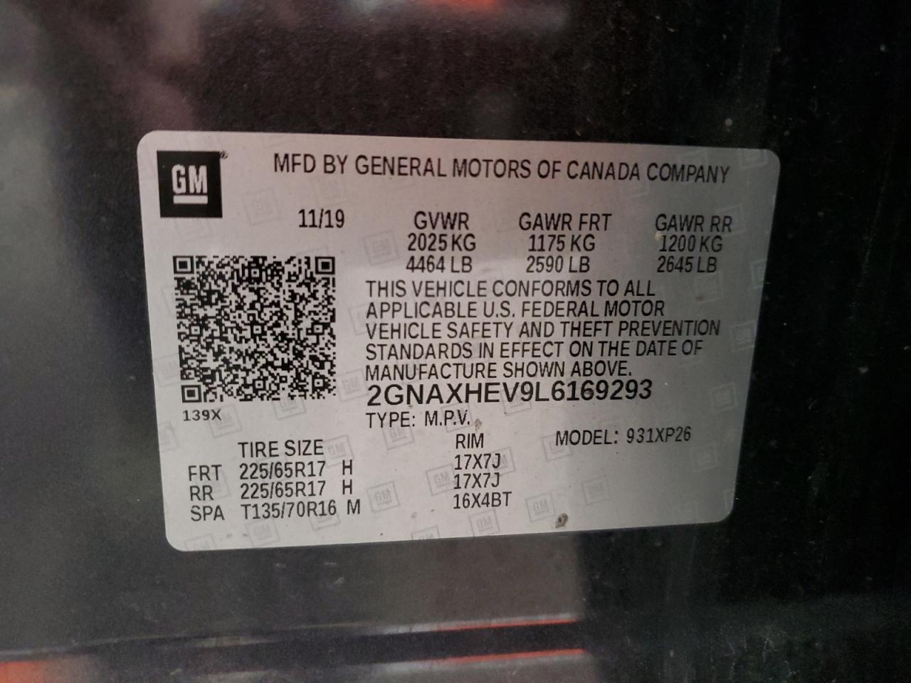 CHEVROLET EQUINOX LS