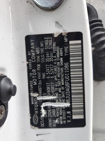 2015 HYUNDAI TUCSON LIMITED KM8JU3AG8FU011086