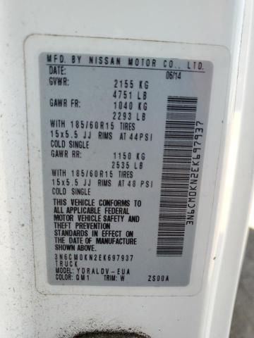 2014 NISSAN NV200 2.5S - 3N6CM0KN2EK697937