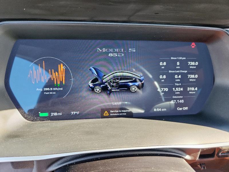 2015 TESLA MODEL S 85 5YJSA1H26FF082280