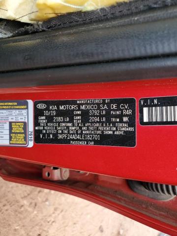 2020 KIA FORTE FE - 3KPF24AD4LE182701