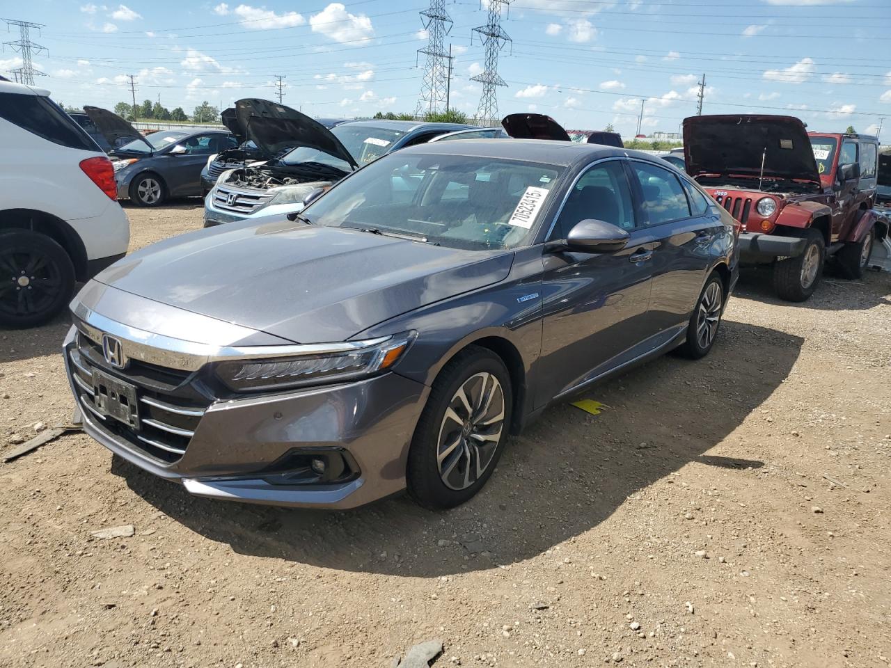 Lot #3291336142 2022 HONDA ACCORD HYB