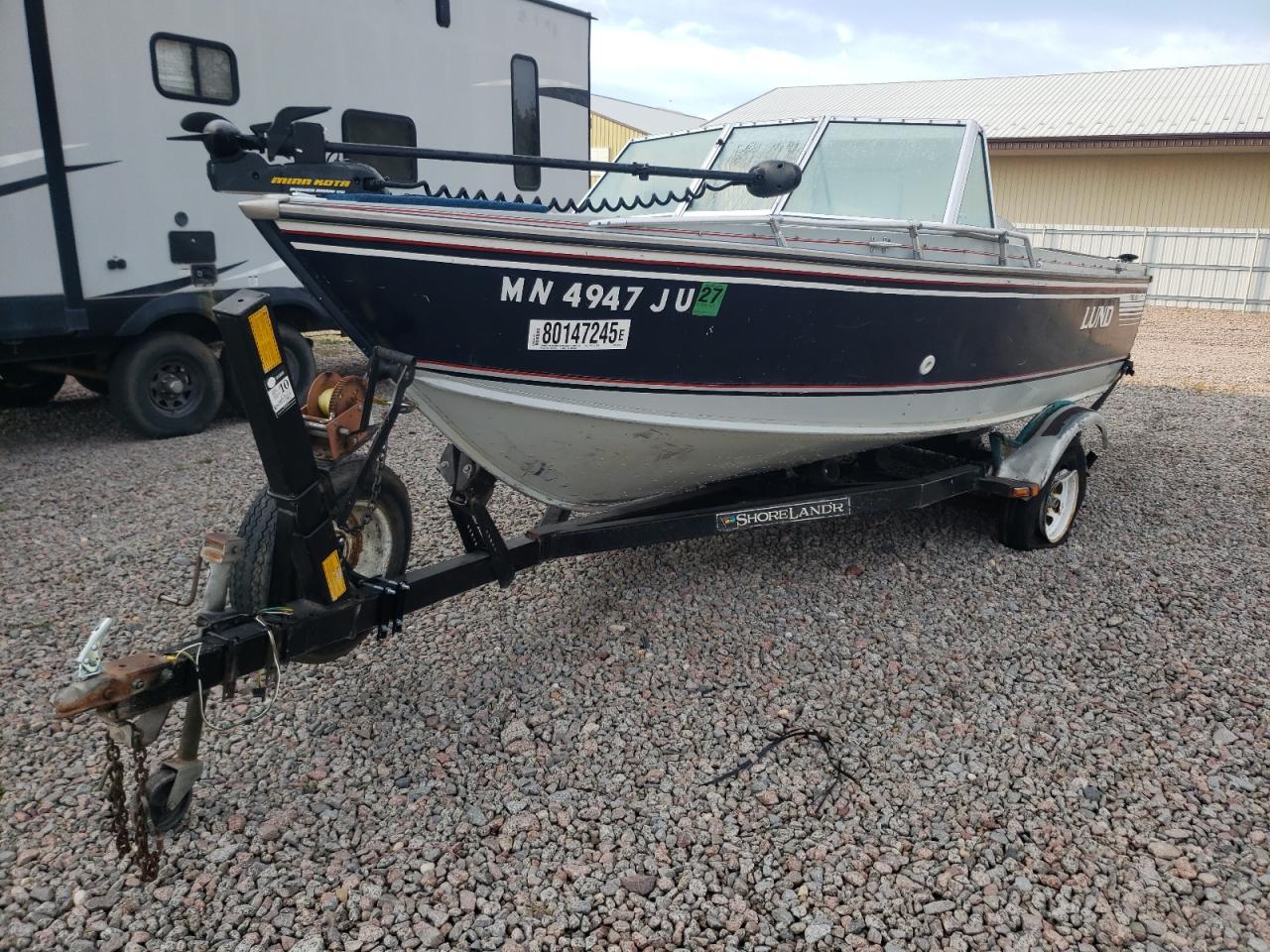 Lot #3242589589 1988 LUND BOAT