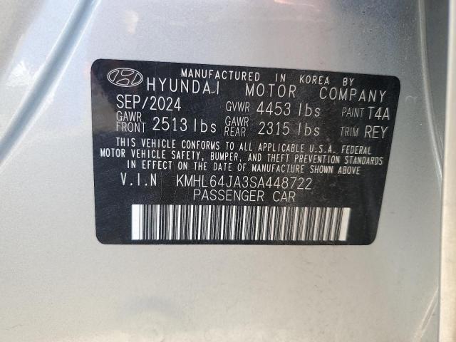 2025 HYUNDAI SONATA SEL KMHL64JA3SA448722