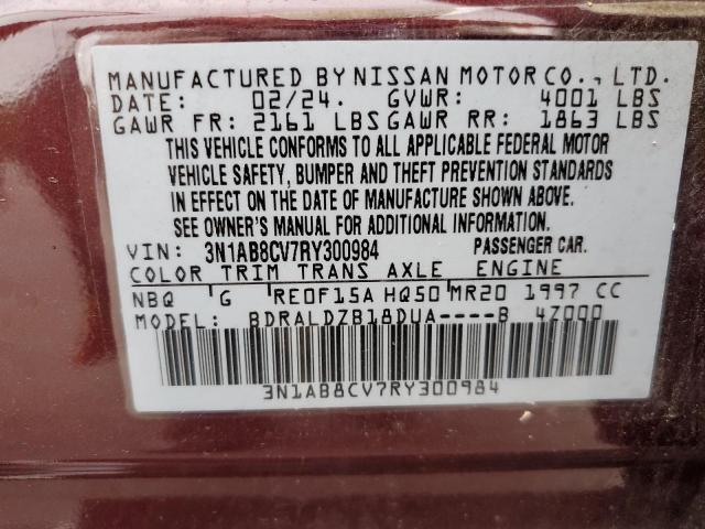 2024 NISSAN SENTRA SV - 3N1AB8CV7RY300984