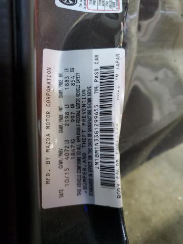 2016 MAZDA 3 GRAND TO JM1BM1N33G1299655