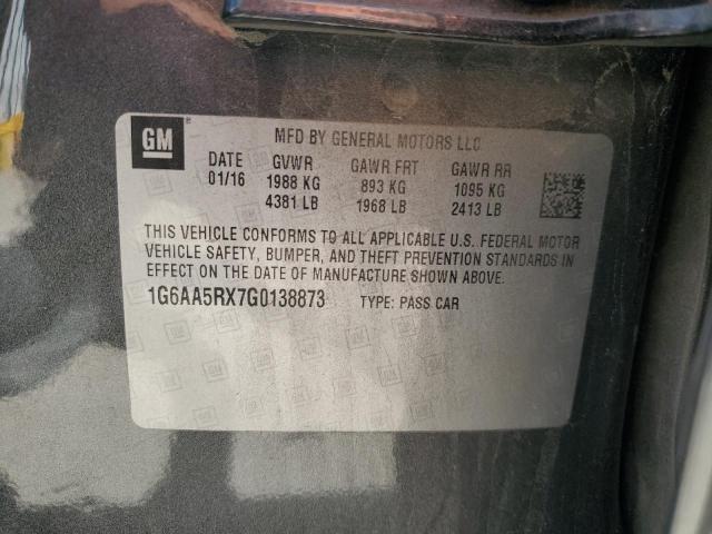 2016 CADILLAC ATS - 1G6AA5RX7G0138873