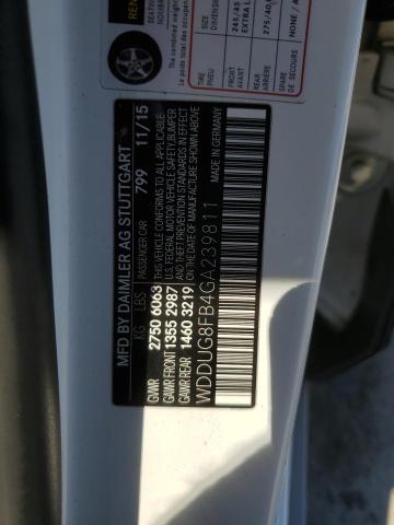 2016 MERCEDES-BENZ S 550 4MAT WDDUG8FB4GA239811