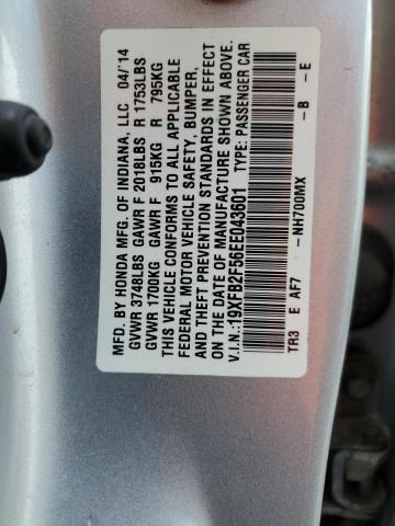 2014 HONDA CIVIC LX #3304364590