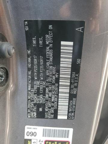 2015 TOYOTA SIENNA #3254191526