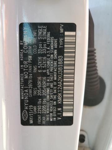 2019 HYUNDAI KONA SE #3291527921