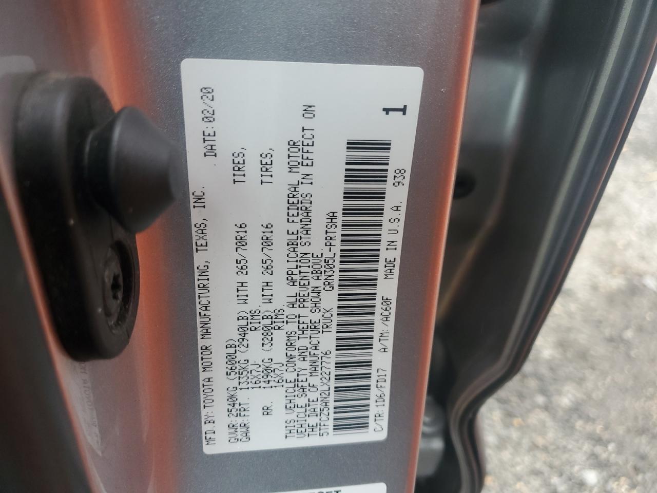 TOYOTA TACOMA DOUBLE CAB