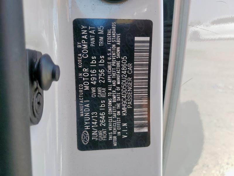 2013 HYUNDAI GENESIS 3. - KMHGC4DD5DU248605