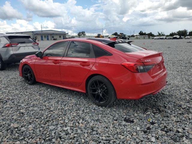 HONDA CIVIC SPOR 2022 red  gas 2HGFE2F55NH536960 photo #3
