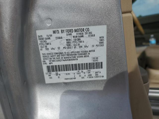 2010 FORD ESCAPE XLT - 1FMCU0D74AKB00919