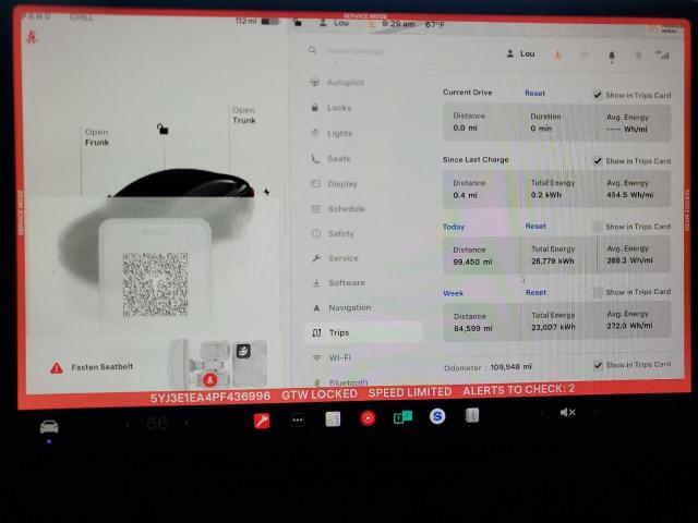 2023 TESLA MODEL 3 - 5YJ3E1EA4PF436996