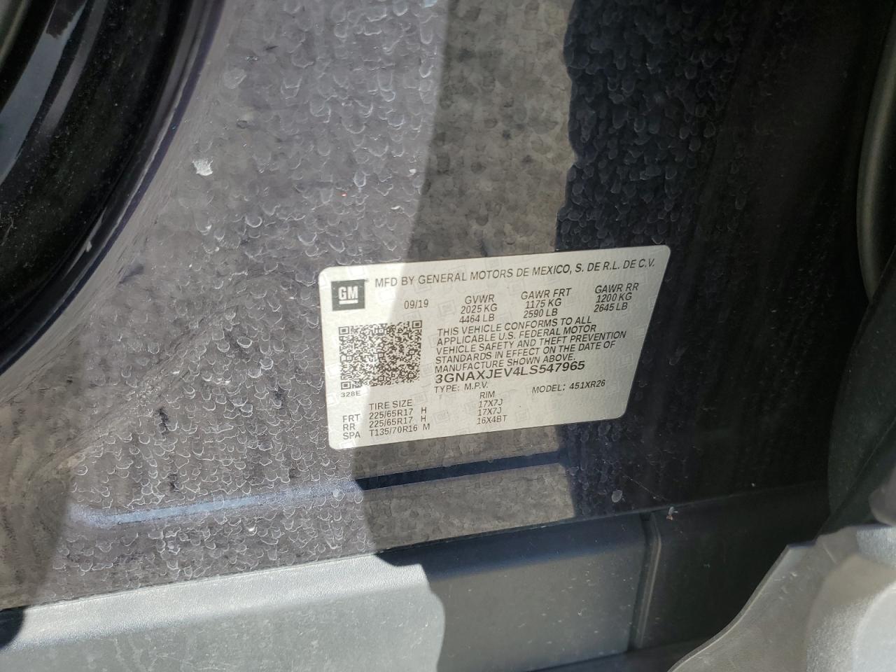 CHEVROLET EQUINOX LT