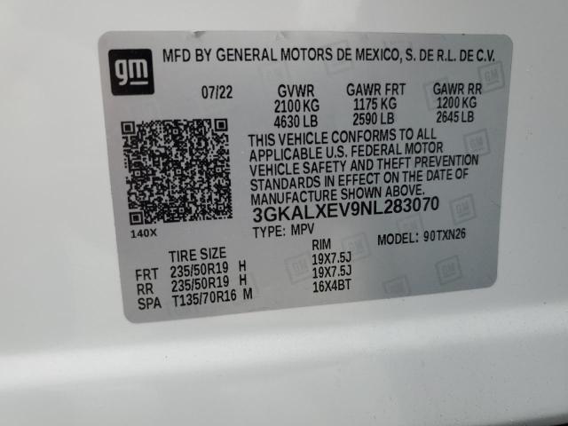 2022 GMC TERRAIN DE 3GKALXEV9NL283070