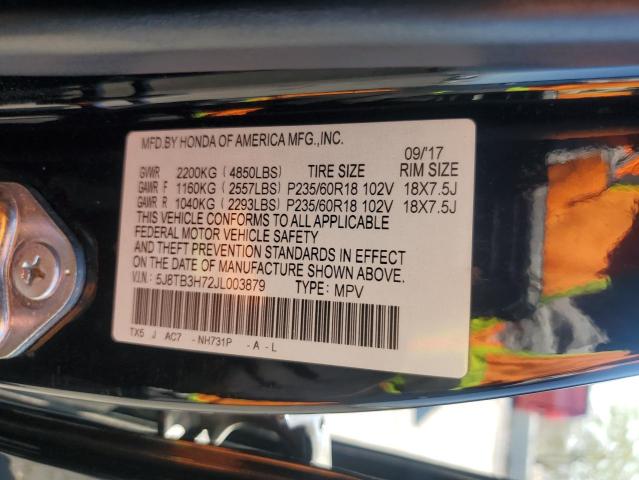 2018 ACURA RDX ADVANC 5J8TB3H72JL003879