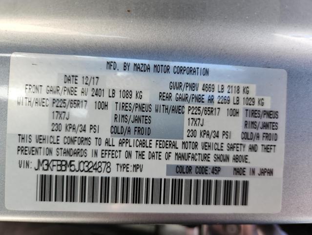 2018 MAZDA CX-5 SPORT - JM3KFBBM5J0324878