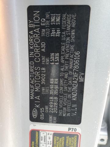 2015 KIA SOUL KNDJN2A2XF7806106