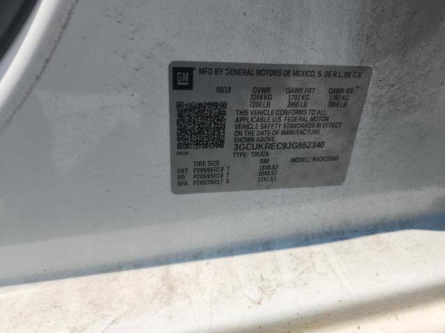 2018 CHEVROLET SILVERADO - 3GCUKREC9JG552340