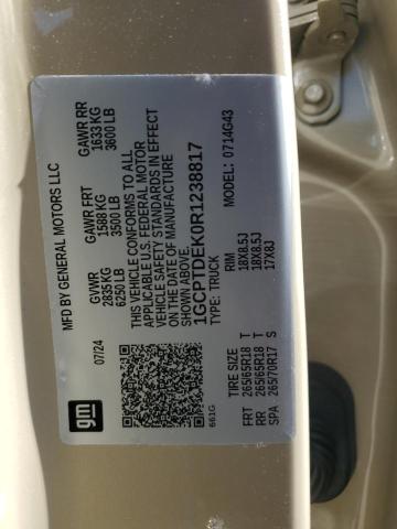2024 CHEVROLET COLORADO Z 1GCPTDEK0R1238817
