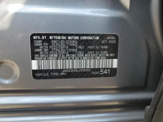 2020 MITSUBISHI OUTLANDER JA4AZ3A39LZ045355