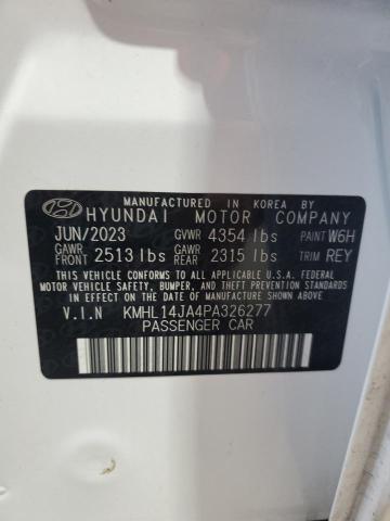 2023 HYUNDAI SONATA SEL KMHL14JA4PA326277