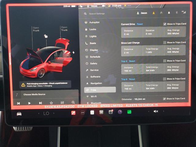 2018 TESLA MODEL 3 - 5YJ3E1EA5JF043130