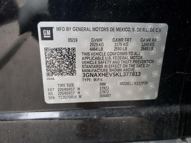 2019 CHEVROLET EQUINOX LS 3GNAXHEV5KL377813