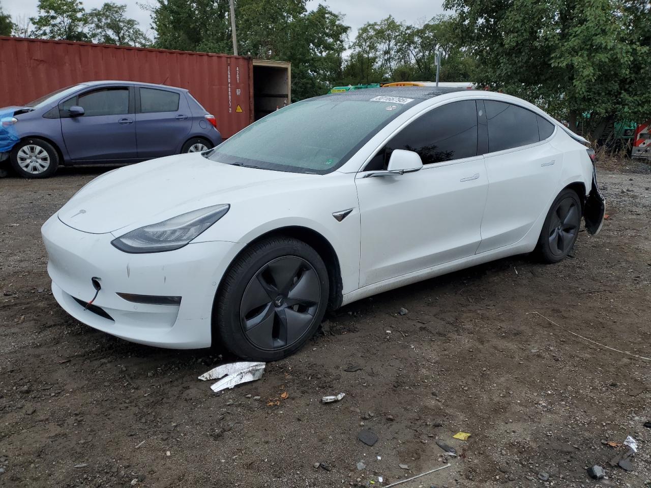 Lot #3302910067 2019 TESLA MODEL 3