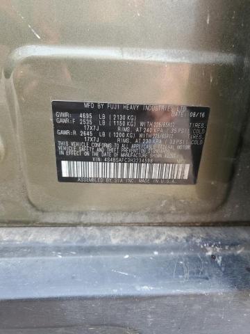 2017 SUBARU OUTBACK 2. 4S4BSAFC3H3234598