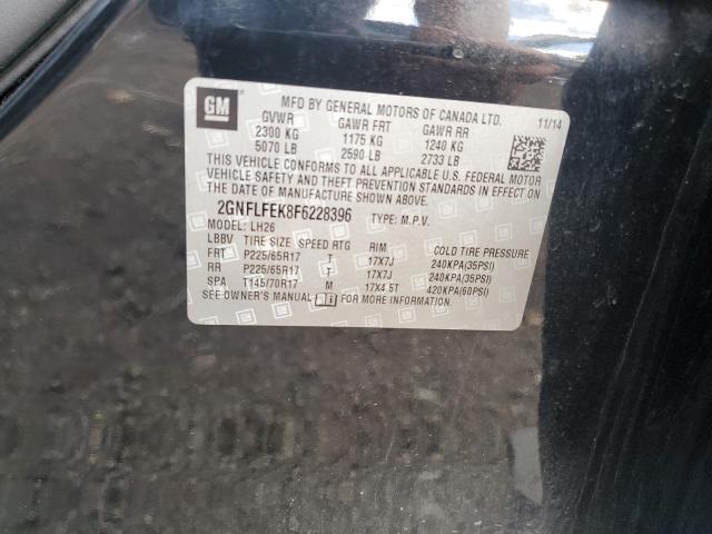 2015 CHEVROLET EQUINOX LT - 2GNFLFEK8F6228396