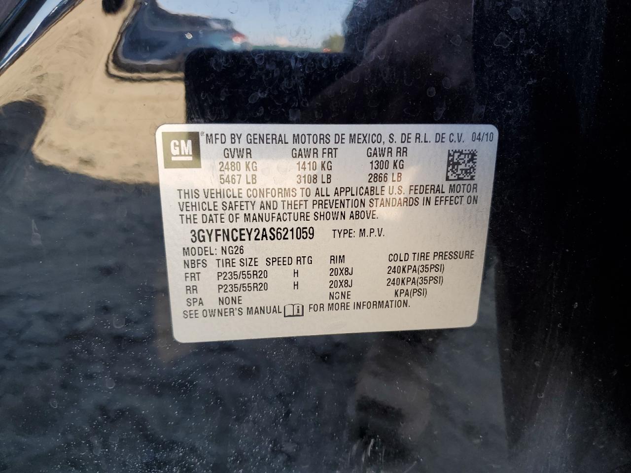 CADILLAC SRX PREMIUM COLLECTION