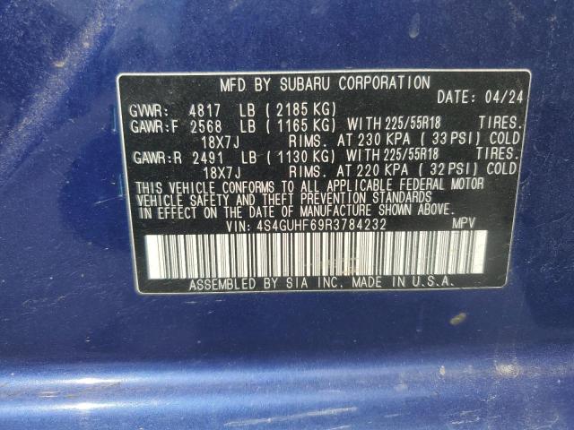 2024 SUBARU CROSSTREK SPORT 4S4GUHF69R3784232