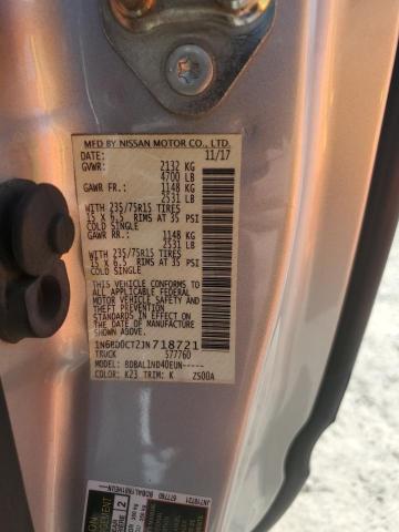 2018 NISSAN FRONTIER S - 1N6BD0CT2JN718721