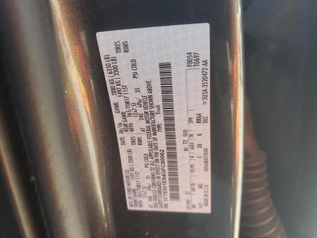 2016 FORD F150 SUPER 1FTEW1E84GFC60062