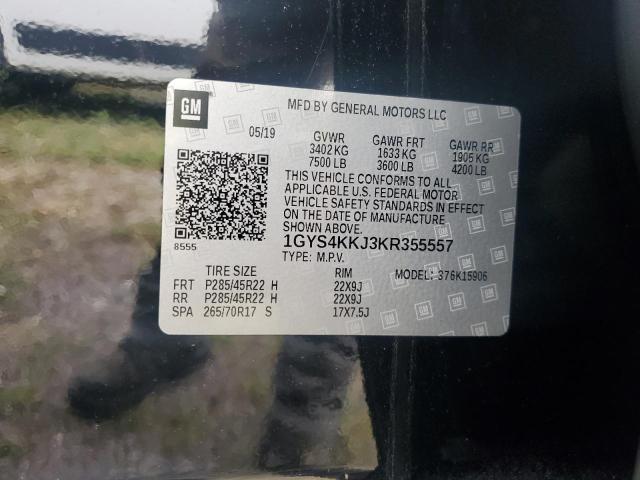 2019 CADILLAC ESCALADE E 1GYS4KKJ3KR355557