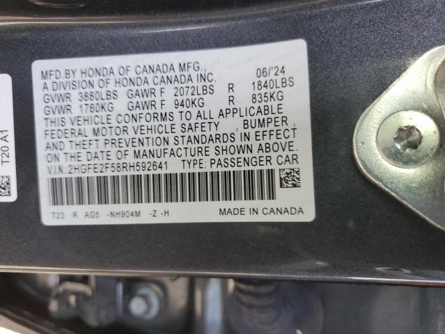 2024 HONDA CIVIC SPOR - 2HGFE2F58RH592641