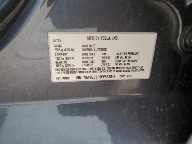 2023 TESLA MODEL Y - 7SAYGDEF6PF838342